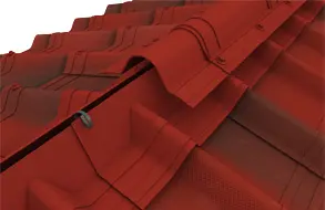 ОНДУВИЛЛА  Конёк 3D Красный 106 х 9,4 см  (20)