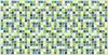 Листовые панели ПВХ  0,4мм Мозайка голубая роза 957480 (уп.30шт)  Арт№ 164мр