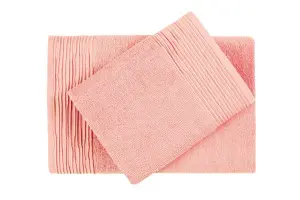 Полотенце махровое AQ Палитра розово-персиковый 5090