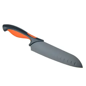 Нож SATOSHI Фрей кухонный сантоку 17см, нерж.сталь с антиналипающим покрытием 803-293