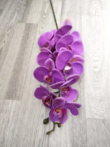 Цветок искусственный 27 Орхидея Фаленопсис 9 соцветийарт.13  100 см
