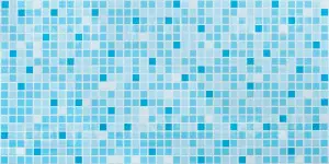Листовые панели ПВХ  0,3мм Мозайка микс голубой 957480 (уп.30шт)  Арт№ 72г3 