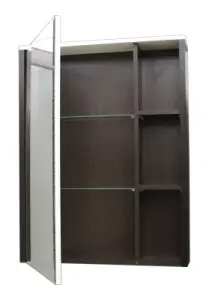 Шкаф с зеркалом БОСКО-65 850650150 бел.венге