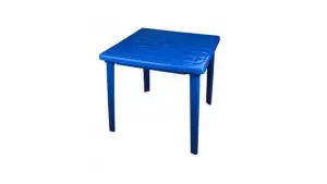 Стол (Квадрат) пластиковый синий 80х8074см М2594