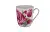 Кружка 350 см3 Розовые тюльпаны Витая 093322